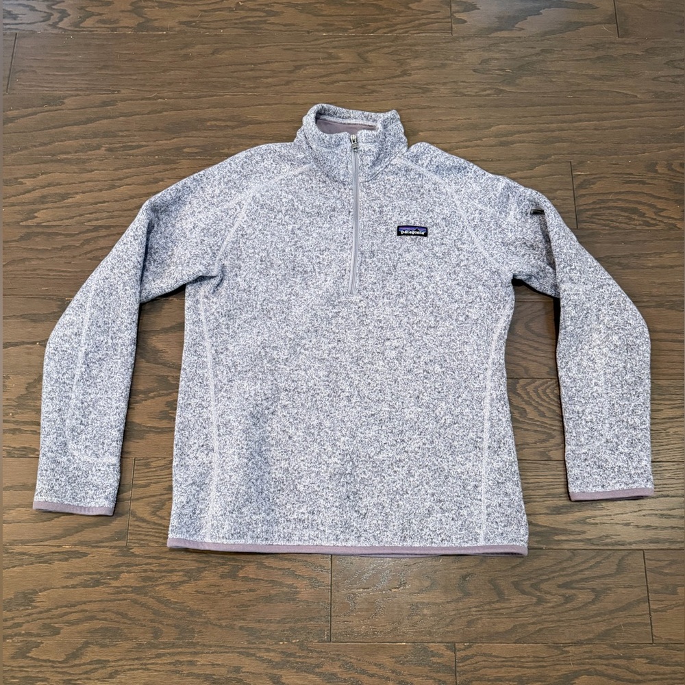 Patagonia Women's Better Sweater 1/4 Zip Smoky Violet Size Large
